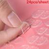 24Pcs Jelly Glue Transparent Invisible Glue Stickers Waterproof Nail Piece Jelly Double Sided Glue Nail Stickers Double Sided Glue Nail Stickers