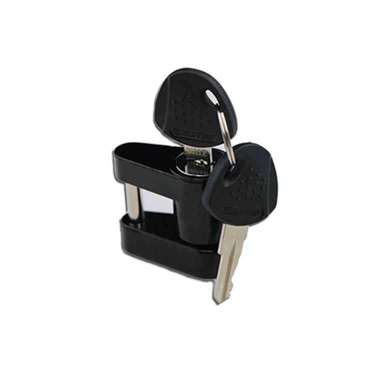 Gold 1/4" Copper Plated Tow Hitch and Coupler Lock for Trailers and RVs