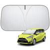 Windshield Sunshade for Toyota Sienta 170 Series July 2015 August Custom Designed Car Shade with High Heat UV Light and Foldable Design with Storage