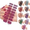 8 листов полосок гель-лака для ногтей, полоски блестящего геля, полные обертывания для ногтей, изготовление ногтей своими руками