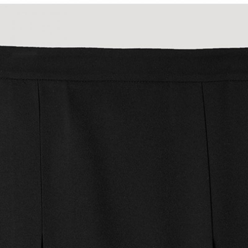 She Smiss Pleated Slit Long Skirt Swwskp11030 Bk