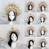 Parts Vintage Gothic Lolita Tiara DIY Crown Material Kits Wedding Headpiece Sun Goddess Headwear