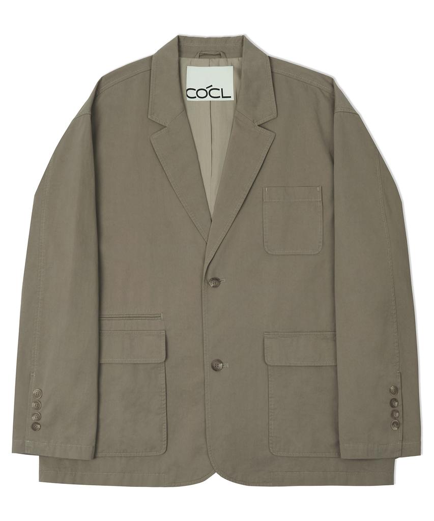 Костюм O’Clock Хлопок Свободный крой Стиранный Блейзер Бежевый Coosjk039Beige