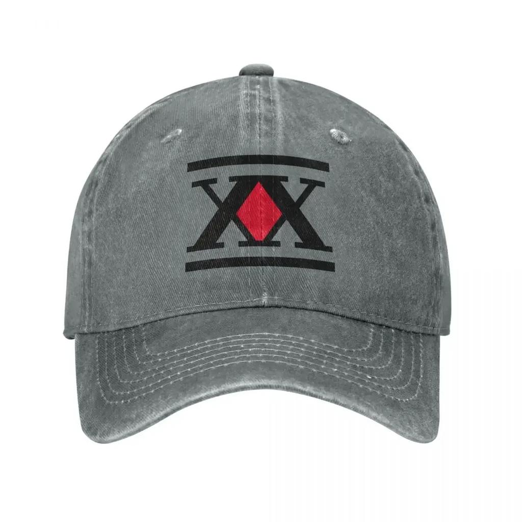 XX Anime Hunter X Hunter Baseball Caps Retro Distressed Denim Sun Cap for Men Women Outdoor All Seasons Travel Caps Hat