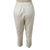 Women Pants Slim-Fit Straight Leg Nine-Point Length High Waist Tapered Dress Trousers with Pockets Business Casual Trousers