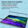 Paper Feel Screen Protector Film for iPad Air 11in 2025 Pro 11/12.9 Air 4 5 10/9/8/7th Generation Removable Magnetic Attraction