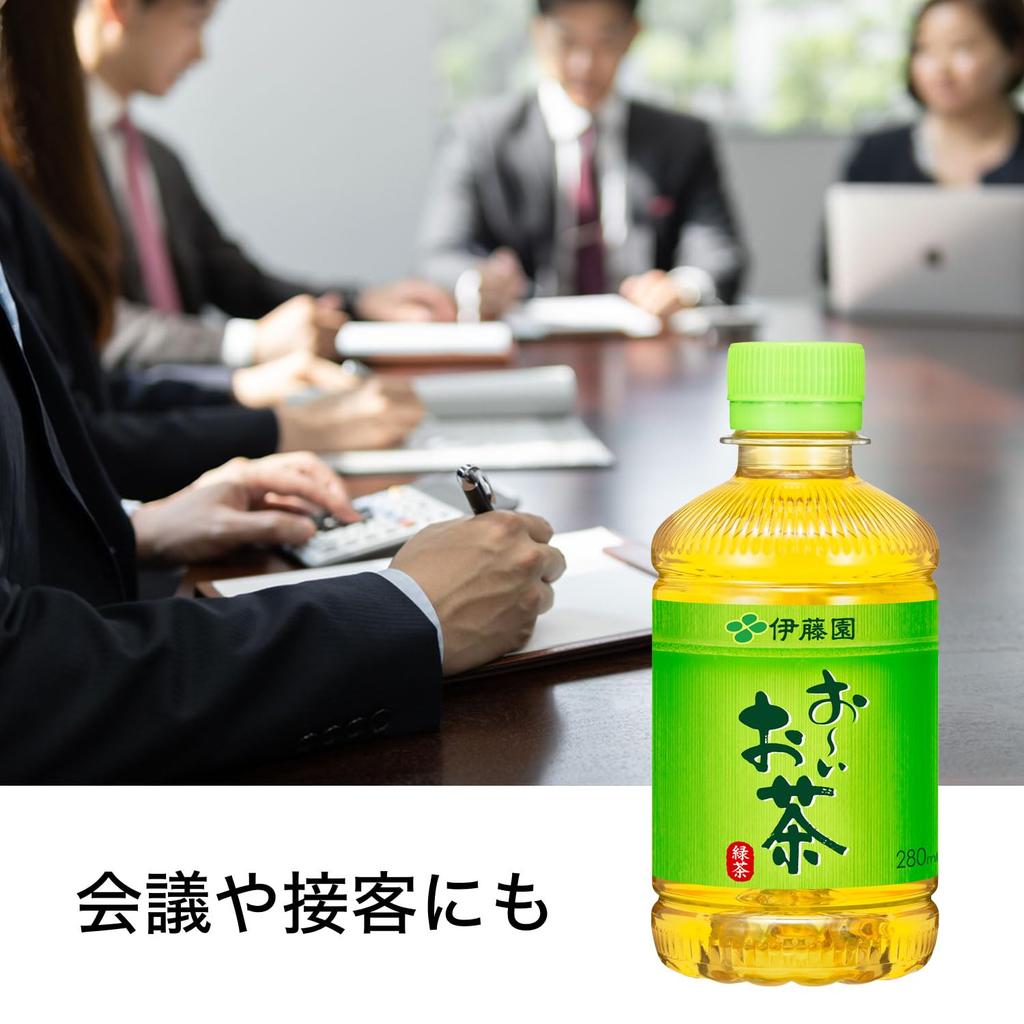 Itoen Oi Ocha Green Tea, 280ml X 24 Bottles