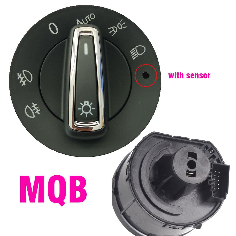 For VW Golf MK7 7 VII GTI POLO 6C Chrome Auto Headlight Switch Replace Module 5GG941431D