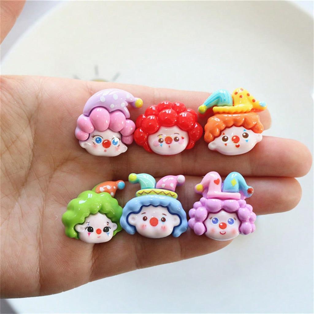 6 шт. магниты на холодильник с изображением циркового клоуна, офисные заметки, кухонный декор для дома, магнитные наклейки