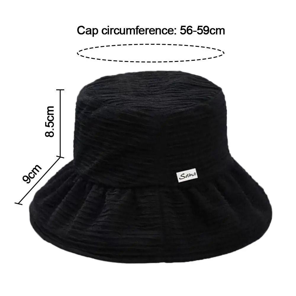 Adjustable Big Brim Fisherman Hat Foldable Outdoor Sun Hats New Breathable Bucket Hat