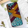 African Wax Fabric Case For Xiaomi Redmi Note 13 Pro 14 12 11 10 15 Pro Plus Redmi 15C 10C 12C 13C 14C 15 Cover