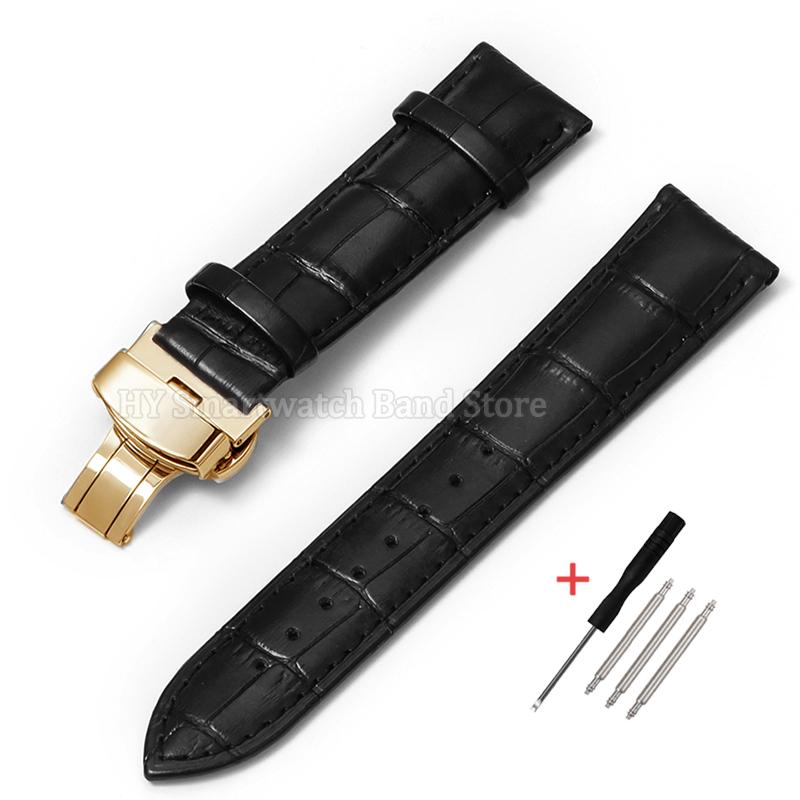 12mm 13mm 14mm 15mm 16mm 17mm 18mm Cowhide Leather Watch Strap for Omega for Huawei 19mm 20mm 21mm 22mm 23mm 24mm Sport Bracelet