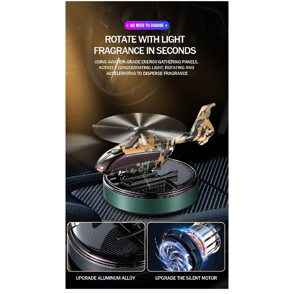 Автомобильный парфюм, аромат, солнечный ароматерапевтический вертолет, автомобильный освежитель воздуха, диффузор, парфюмерная подарочная коробка, автомобильный декор, авто