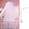 Iron Bed Net Holder Stand White Mosquito Bar Frame Ring Rack Stand  Baby Kids Room