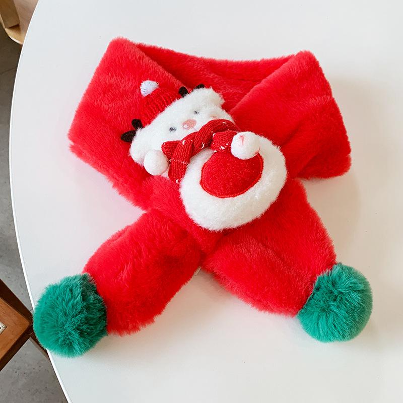 New Children'S Fashionable Scarf For Girls To Keep Warm And Versatile For Babies. Plush And Thickened Warm Scarf For Kids