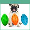 Ball Dog Rugby Squeaky Toy Pet Chew Balls For Medium Large Dogs Gift Durable