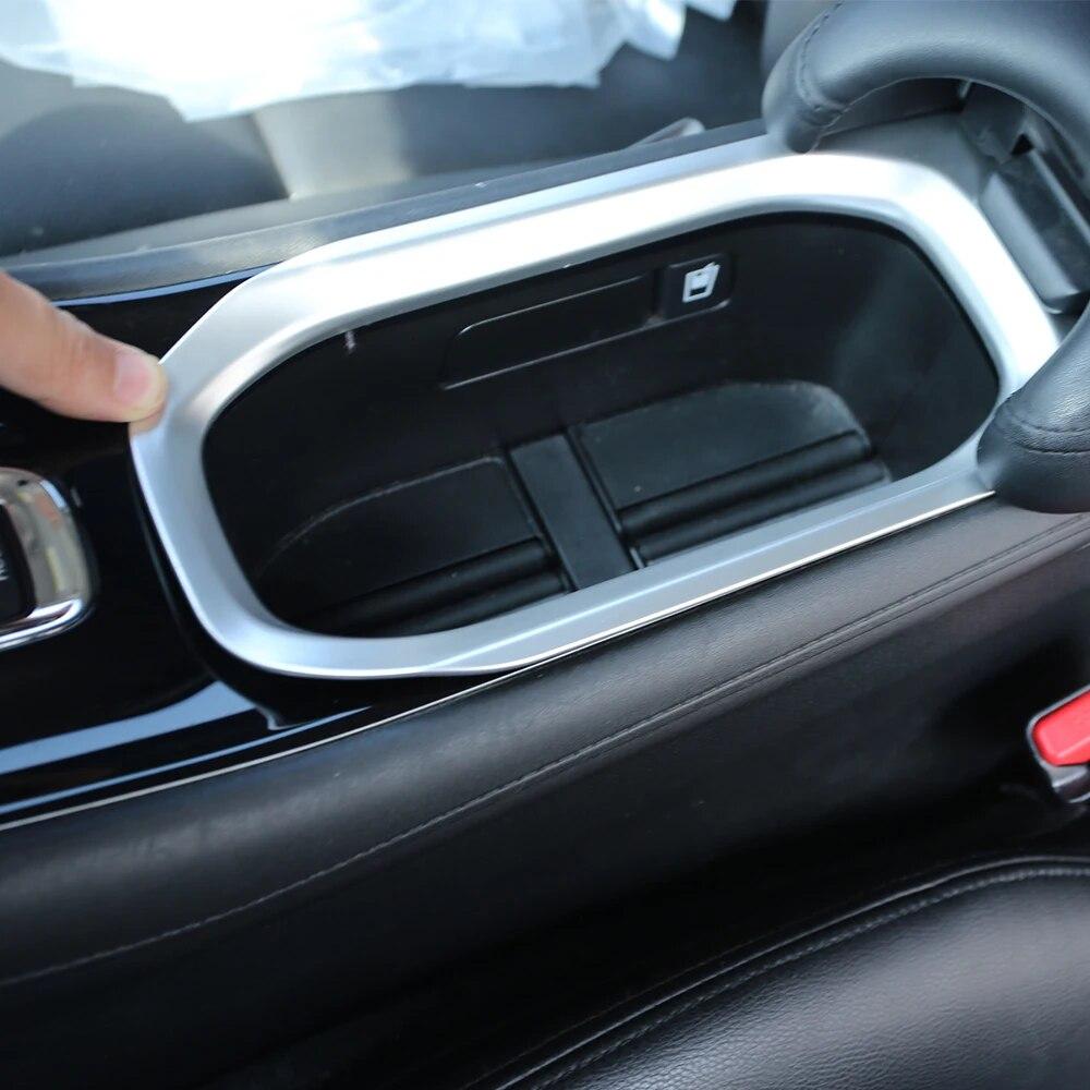 Car Center Console Water Cup Frame Cover Sticker for Honda Vezel HRV HR-V 2014 - 2022
