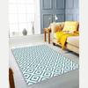 Нескользящий ковер с плиткой Aqua Green Tile, который можно стирать в машине