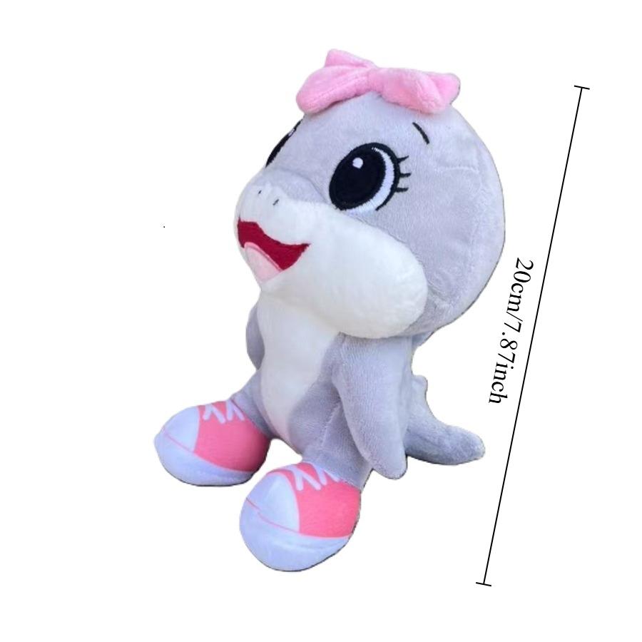 Кавайная акула Плюшевые куклы Итальянский Мозголом Плюшевая игрушка Милая Телалаэро Телала Набитая плюшевая игрушка Акула Мягкие Аниме куклы Подарок на день рождения