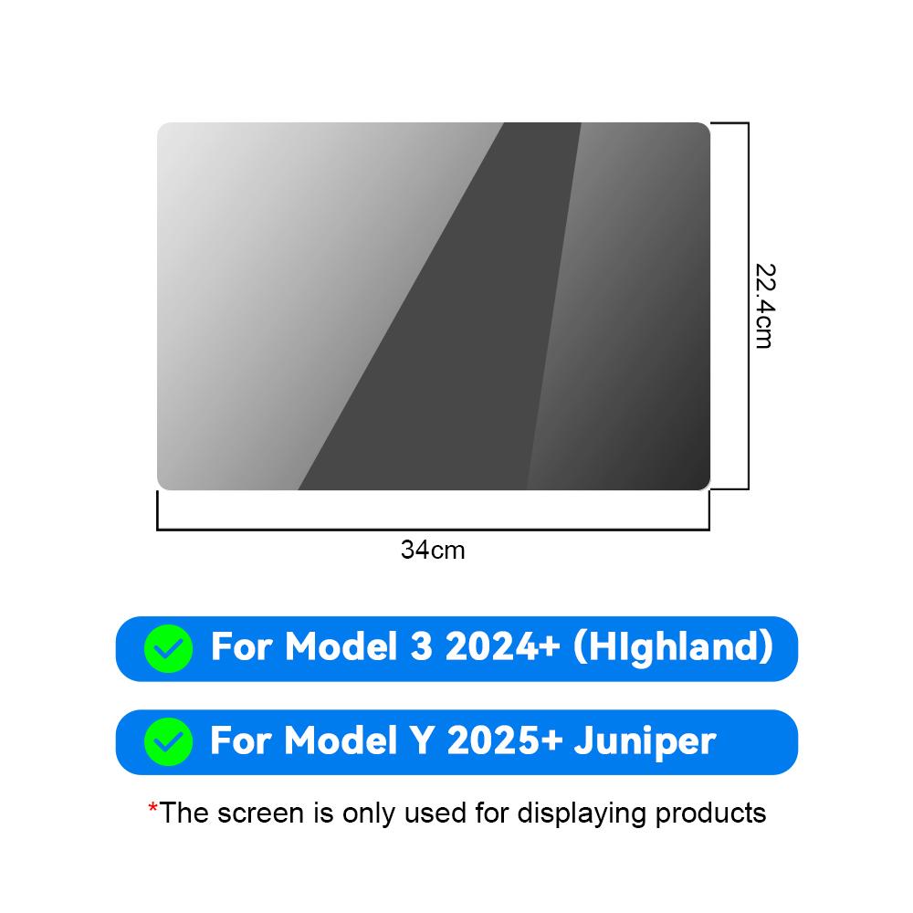 IPENGEN Закаленное Стекло Защитная Пленка для Экрана Для Tesla Model 3 Y Highland juniper 2021-2025 HD Защита Пленкой Центрального Дисплея