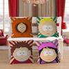 Мультяшные наволочки S-South-Park, мультяшные декоративные наволочки для дивана, для дома, с двусторонней печатью, из короткого плюша, милые наволочки для подушек