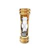 1 Min Handmade Brass Hourglass Sand Timer with Compass and Leather Box, Birthday Gift for Him Her Groomsmen Wedding Gift, Christmas Decor