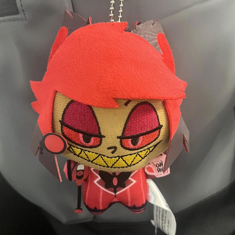 Горячая 11см Отель Хазбин Аластор Аниме Игра Периферия Мягкая Плюшевая Набивная Кукла Украшение Игрушка Подарок для Фанатов Реплика Не Оригинал