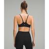 Lululemon Wunder TrAin StrAppy RAcer BrA  Легкая поддержка  A B Чашка ЧЕРНЫЙ