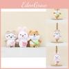 Sweet Mini Plush Dog Rabbit Cat Stuffed Toy Keychain Cute Gift For All Ages