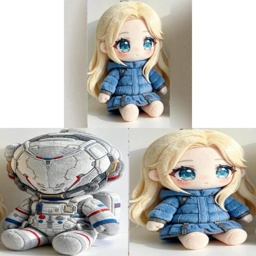 Hugh Diana Pragmata Game Merch Plush Toy Soft Pp Cotton Filling Collectible Decor Doll