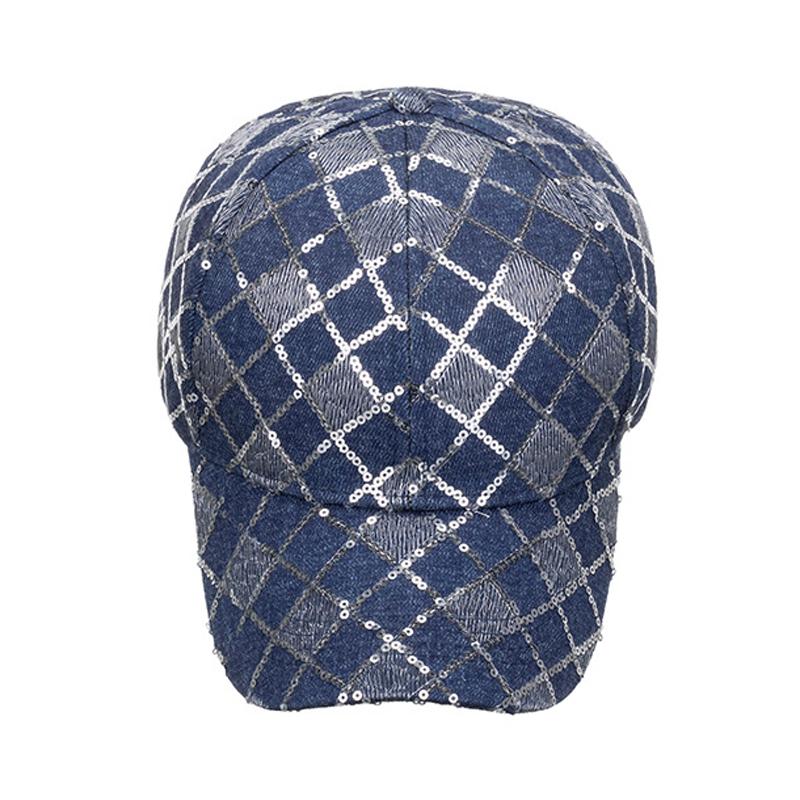Мужская бейсбольная кепка с блестками в клетку, женская шляпа от солнца, панамская кепка с хвостиком, шляпа с козырьком, шляпа Snapback