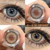1 Pair Myopia Colored Contact Lenses With (0~-6.00) Diopter Prescription Contact Lenses Student Cosmetics