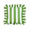 Striped Pillow Case Cover Lotus Leaf Skirt Edge Soft Pillowcase Home Decor Velvet Bedding Pillow Cover Bedroom Living Room