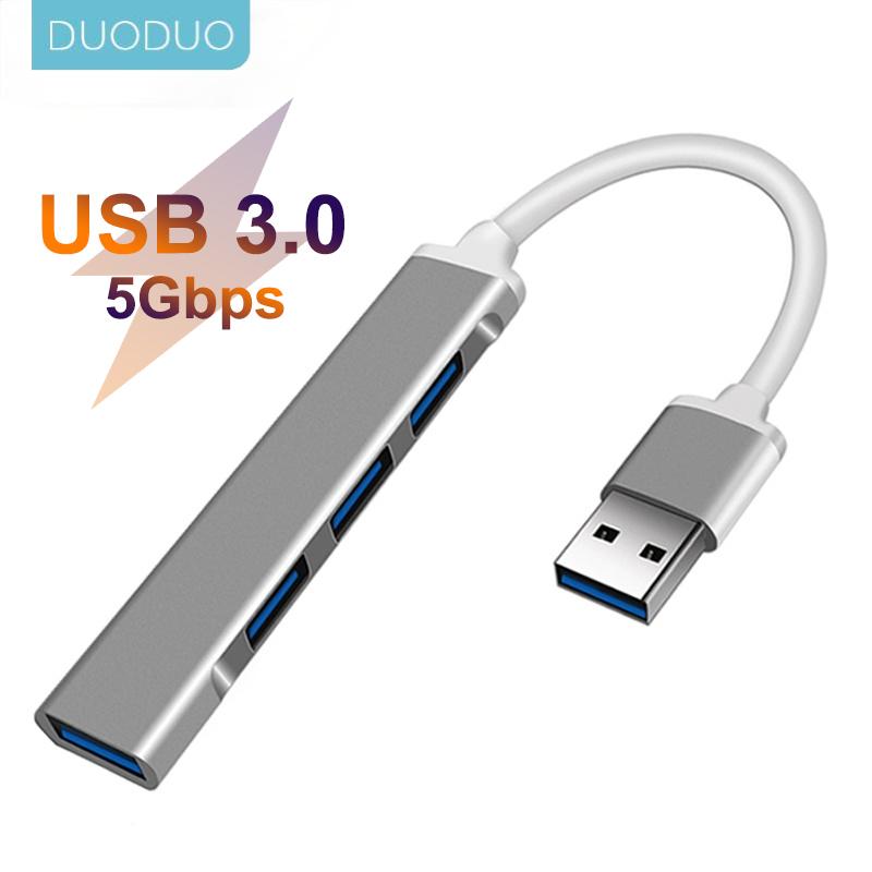 USB C HUB 3,0 Type C 3,1 4-портовый мульти-сплиттер-адаптер OTG для Lenovo Xiaomi Macbook Pro 13 15 Air Pro PC Компьютерные аксессуары