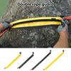 Rope Cover Portable Anti-Wear Climbing Rope Protector Sleeve with Fastener Tape Firmly Fixed Foldable Rope Protector Accessory