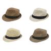 Соломенная шляпа от солнца Trilby Мужская женская летняя панамская дизайнерская шляпа Fedora Beach Top Hat