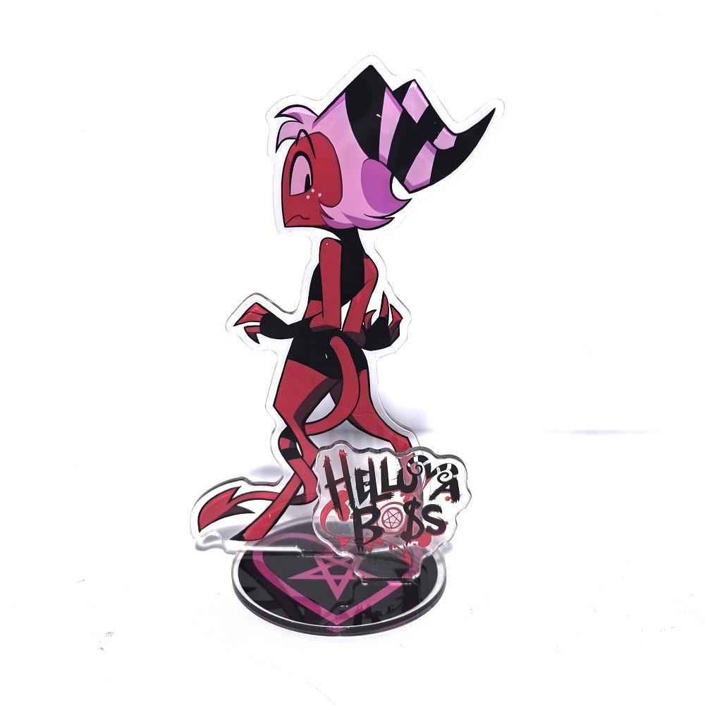 15СМ Фигурка Hazbin Hotel Helluva Boss Стенд Акриловые Фигурки Вагги Настольная Подставка Фигурка Набор Украшений Подарки