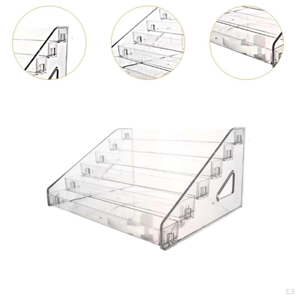 2 акриловых держателя для помады, подставка для лака для ногтей, подставки для эфирных масел для магазина