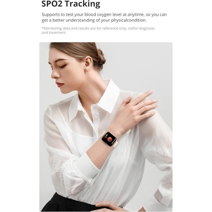 Smartwatch Colmi C60 Noir - Montre Connectée Bluetooth Fitness Tracker