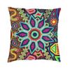 Huichol Plaid Mexico Art Pillow Covers Home Decoration Nordic Cushion Cover Car Pillowcase Double Sided Print Pillows