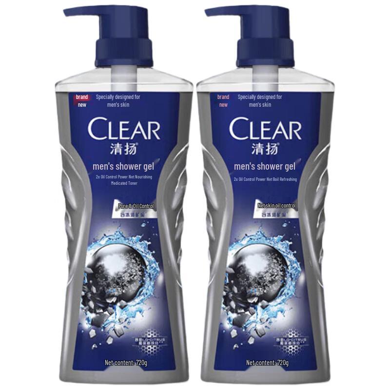 Clear Men Глубокое очищение Контроль жирности Гель для душа