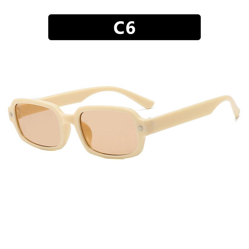 Classic Brand Designer  Luxury Small Frame Square Sunglasses Women For Men Vintage Punk Sun Glasses Popular Hip Hop Shades Uv