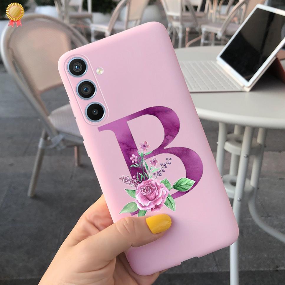 For Samsung Galaxy A54 A 54 5G Case Candy Pink Women Shockproof Soft TPU Silicone Back Cover For Samsung A54 A546V Phone Case