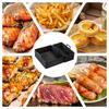 2PCS Air Fryer Silicone Tray Dish Rectangular Reusable Silicone Liners Basket Baking Pan Oven Pot Plate Air Fryer Accessories