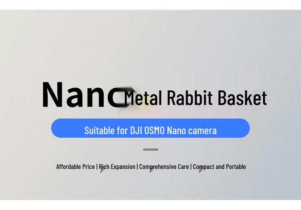 Клетка-крепление Osmo Nano Metal Frame для вертикальной/горизонтальной съемки с креплением для аксессуаров и магнитным адаптером