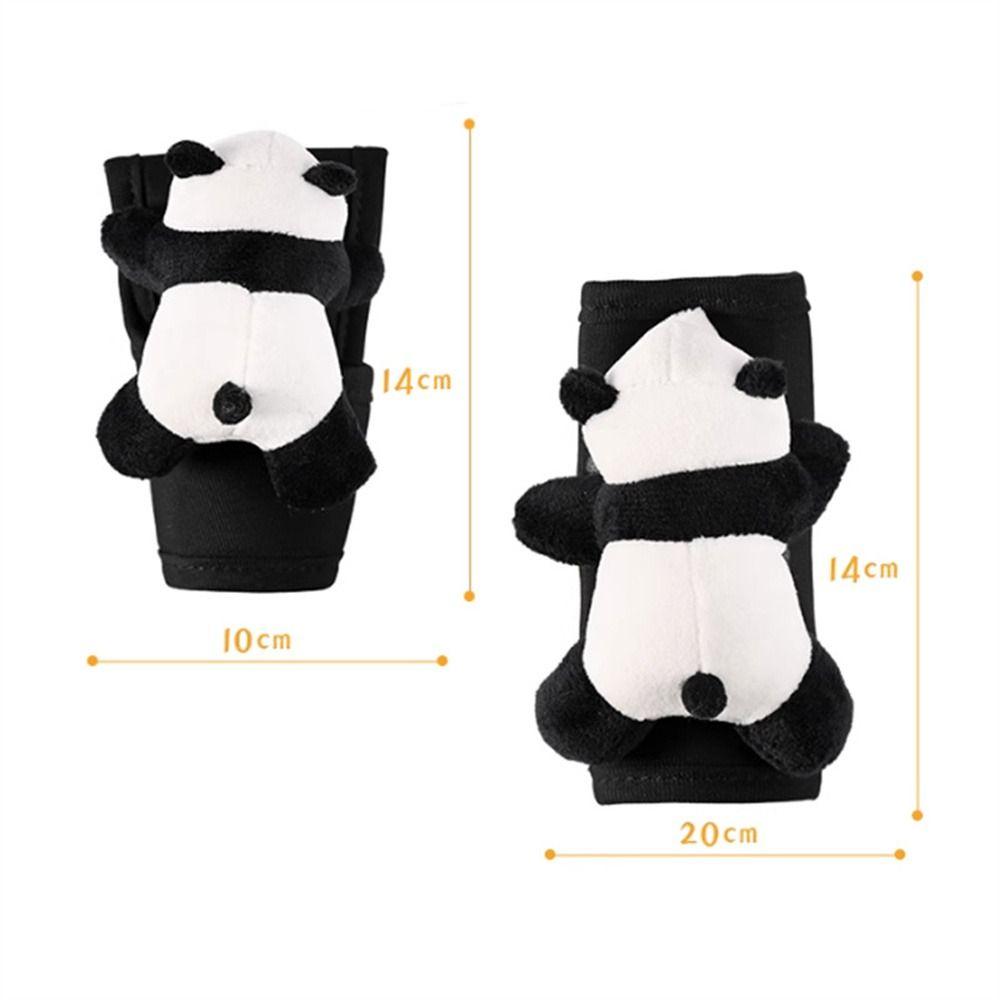 Чехол для автомобиля, чехол для переключения передач, кукла-панда, чехол для зеркала заднего вида, автомобильный Стайлинг