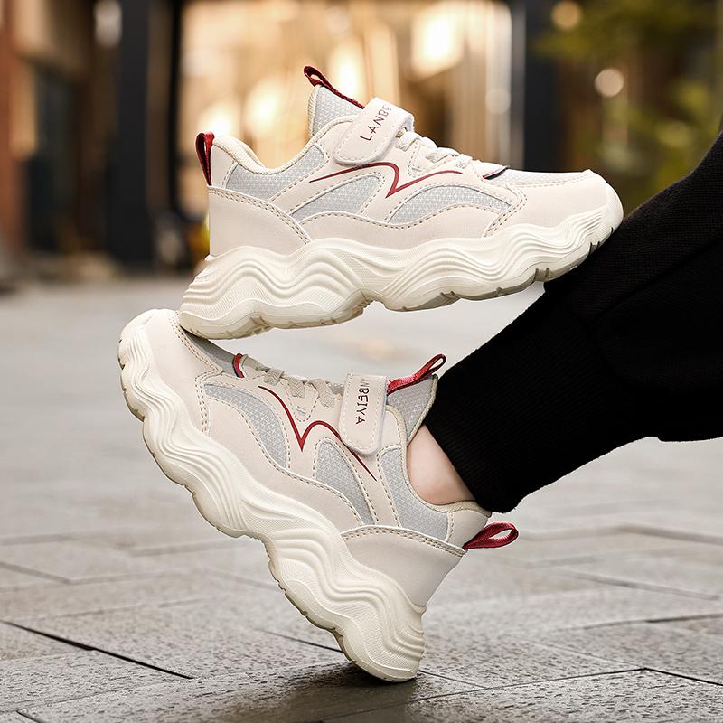 Детская мода Four Seasons Дышащая повседневная обувь для детей Бег Спорт Студенты Девочки Трендовые удобные кроссовки для спортзала