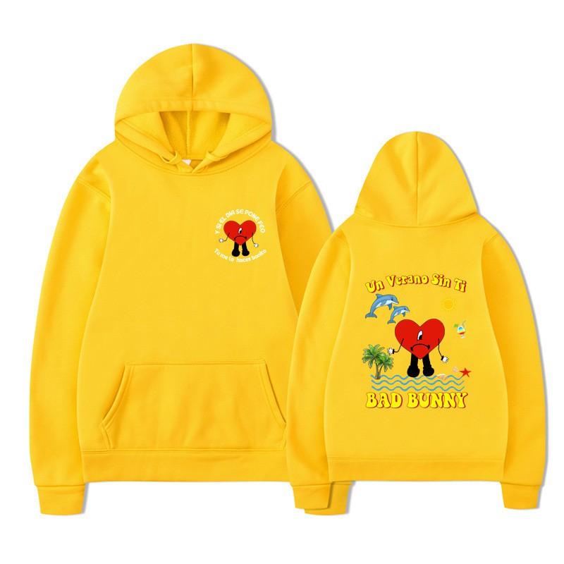 Bad Bunny Un Verano Sin Ti Hoodie Men Women Casual Graphic Sweatshirt
