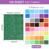 Мягкие фетровые листы uxcell, тканевые листы для рукоделия 45 см x 40 см, толщина 1 мм, мягкие фетровые цветные листы для самостоятельного шитья, проектов по рукоделию, лоскутного оформления вечеринок