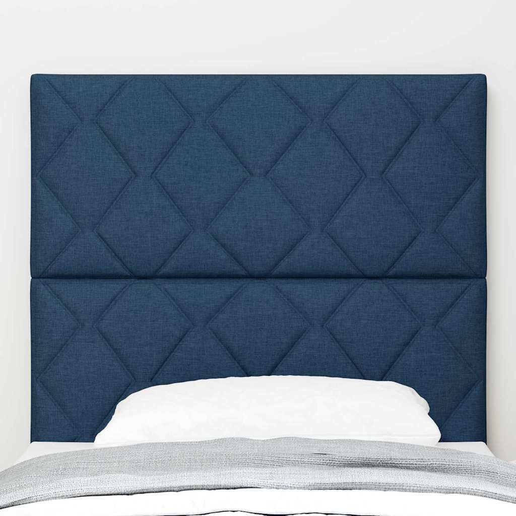 Headboard Blue 100 cm Fabric